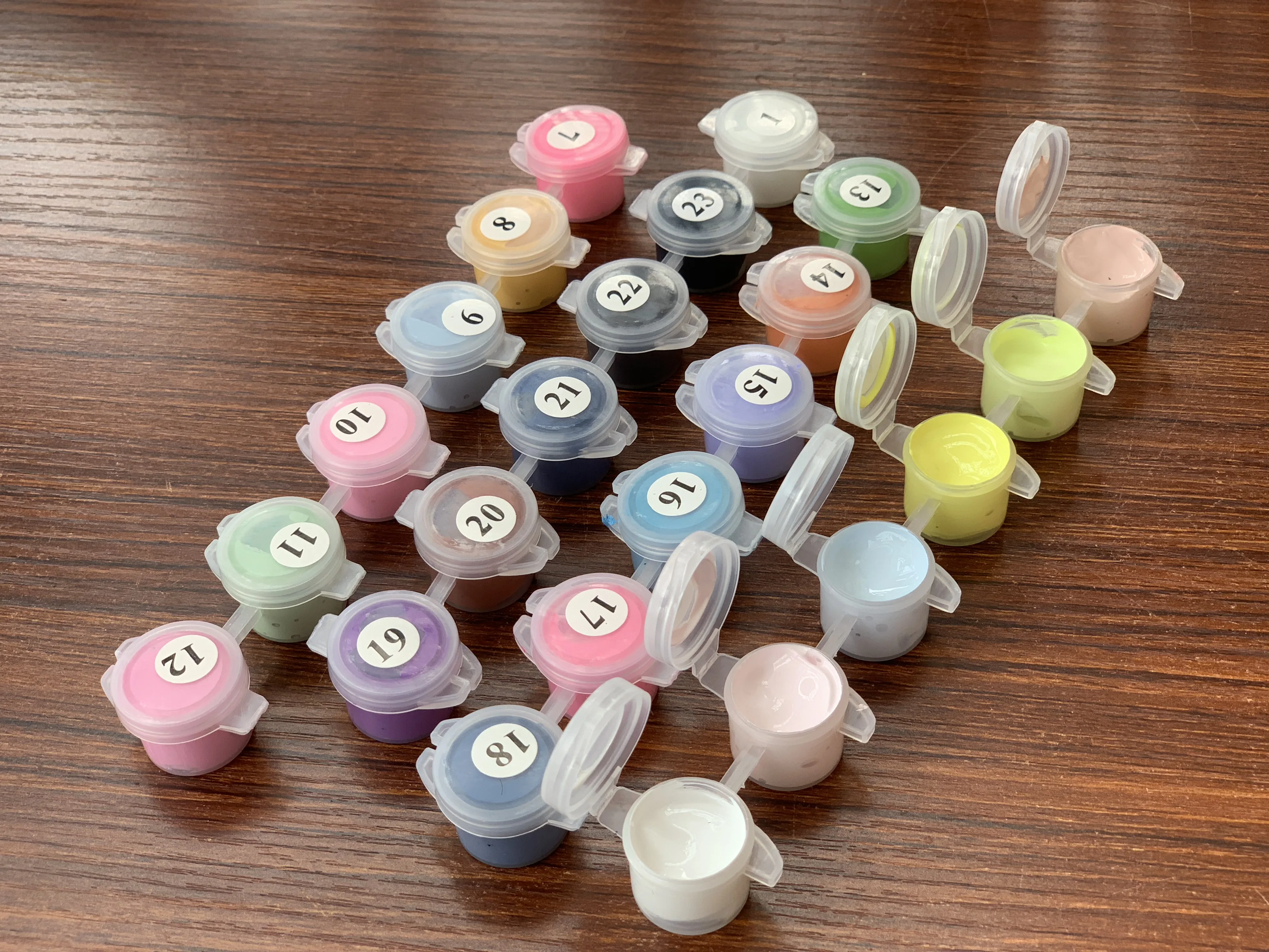 LISM масляная краска по номерам животные волк девушка акриловая абстрактная