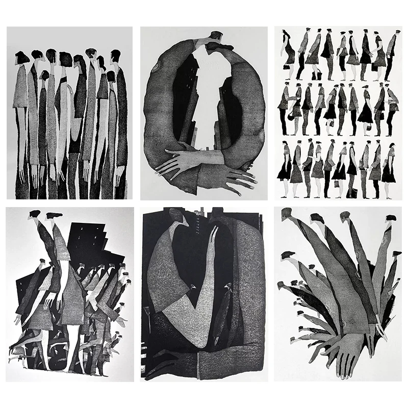 Алмазная живопись сделай сам 5d черно белая абстрактная женщина рукоделие