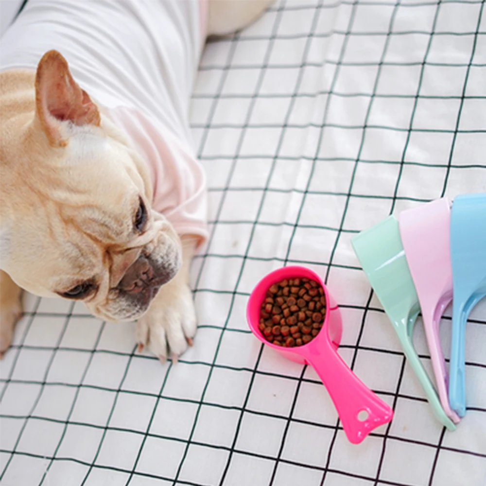 

3 Color Pet Feeding Spoons Pet Supplies Feeding Spoon Dog Food Shovel Pet Feeding Bowl Feeding Supplies