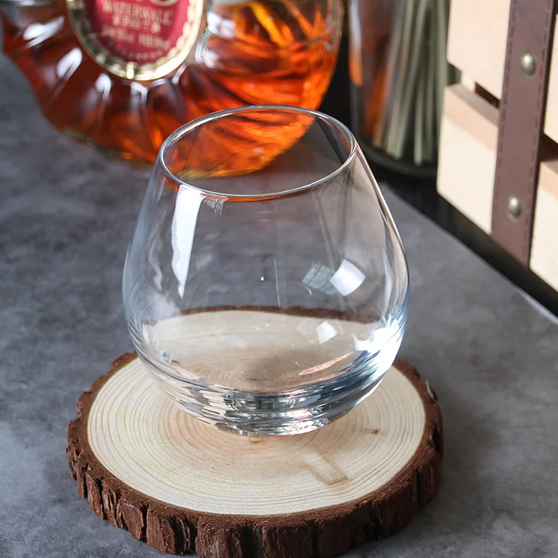 Spherical Shape Whiskey Tumbler Glass Brandy Snifters Shaky Chateau Whisky Cognac Cup Bar Sphere Ball Roly-poly Wine Glasses | Дом и сад