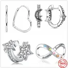 Женские серьги-подвески из серебра 100% пробы с бусинами