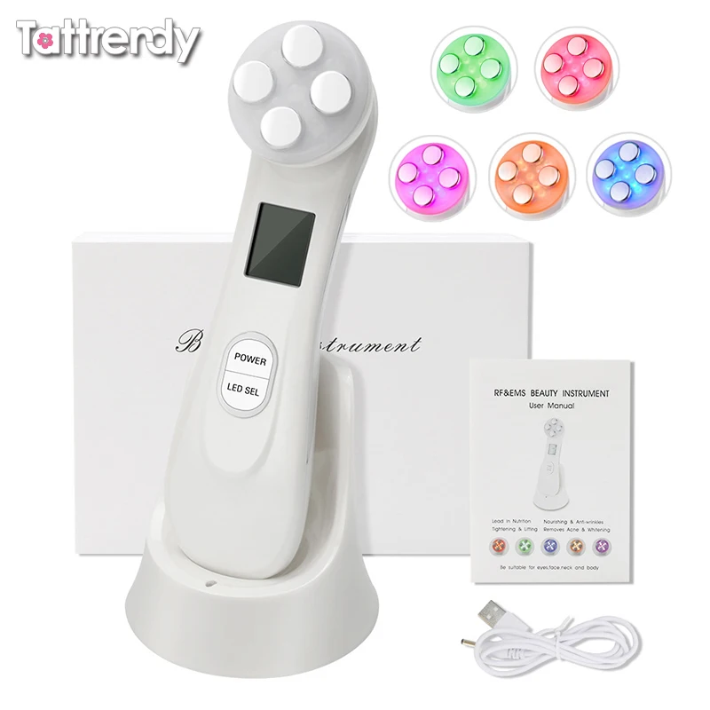 Радиочастотное устройство для омоложения кожи со светодиодной подсветкой ухода