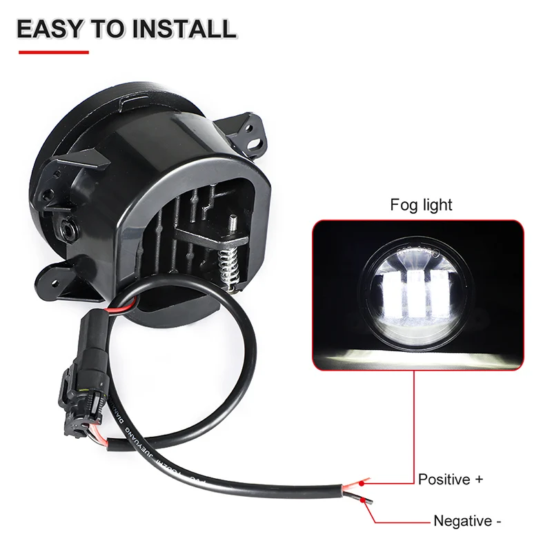 Комплект из 2 предметов 4 дюймовый круглый светодиодный Противотуманные фары фар