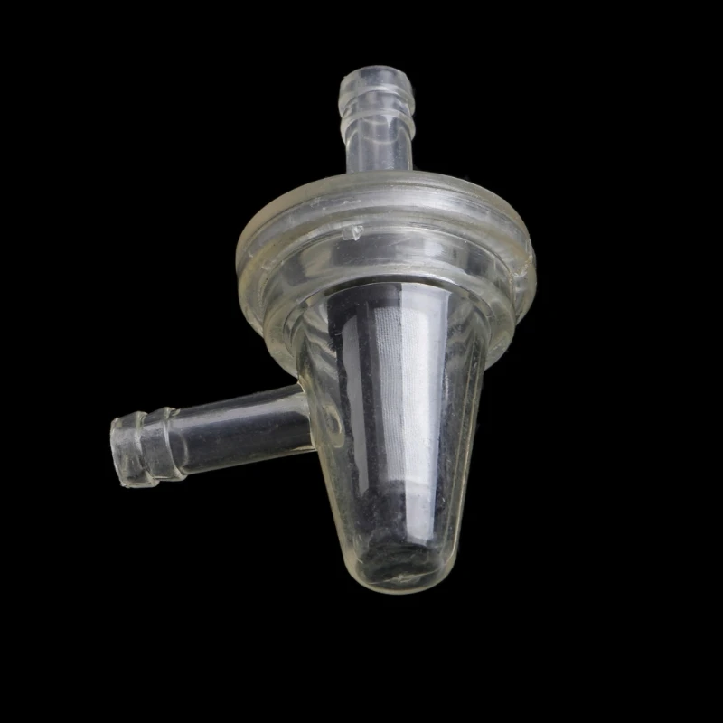 1x Универсальный мотоциклетный прямоугольный встроенный топливный фильтр 1/4