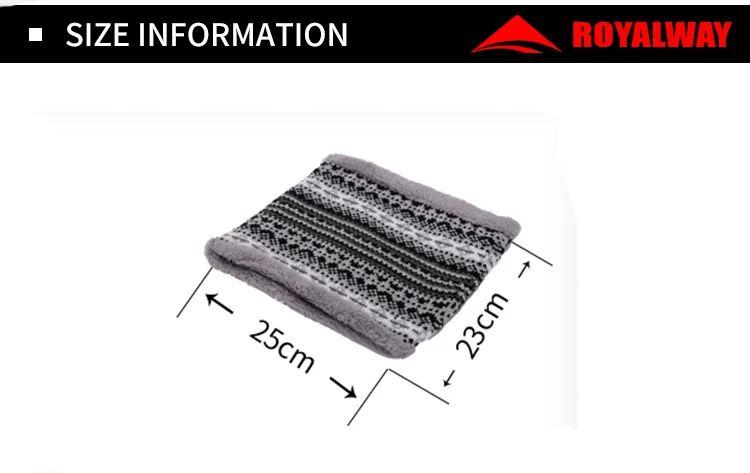 ROYALWAY, богемные, с геометрическим узором, женские, теплые, зимние, для шеи, теплые, плотные шарфы, свитер ручной работы, шейный шарф RPSB4306I