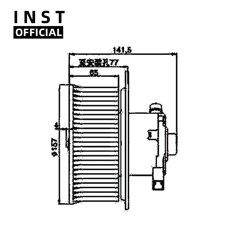 

Air Conditioning Fan AC A/C Blower Motor FOR HITACHI 210 24V
