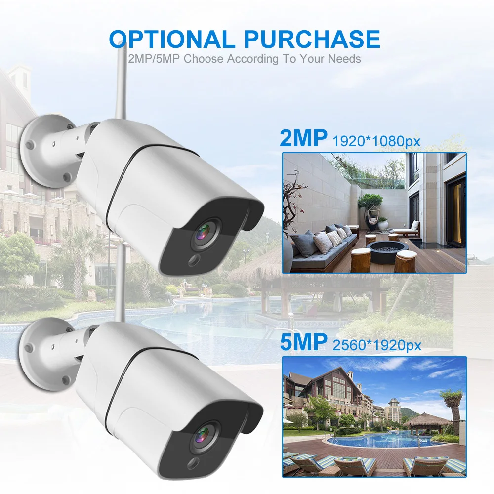 1080P 5MP Wifi ip-камера ONVIF беспроводное виброяйцо камера Открытый слот для sd-карты двухстороннее аудио 1920*1080 ночного видения 20 м приложение iCsee