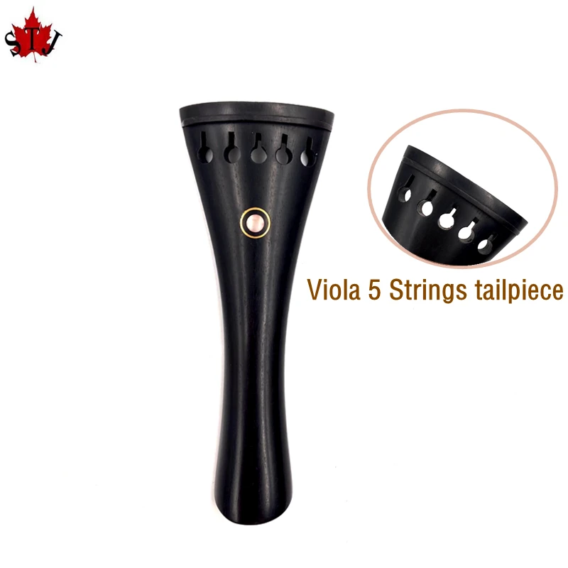 

1pcs High quality 5 Strings Viola tailpiece Indian grade A ebony wood,Paris Eye inlay Viola parts accessories fittings