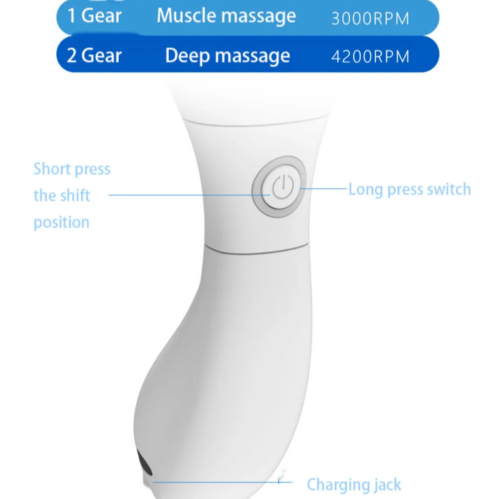 

Electric Massager Back Massage Hammer Neck Shoulder Vibration Infrared Stick Rechargable Cervical Body Pain Relief Massage