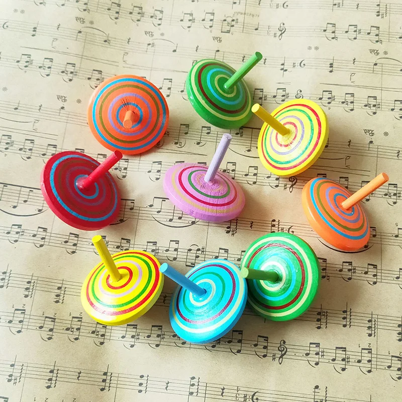 5-10 шт. деревянный Гироскопический стол декомпрессионные Деревянные игрушки для