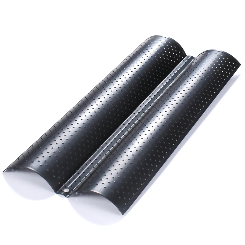 

Practical 2 Groove Waves Bread Baking Tools Cake Baguette Mold Pans French Bread Baking Mold Bread Wave Baking Tray Dropship