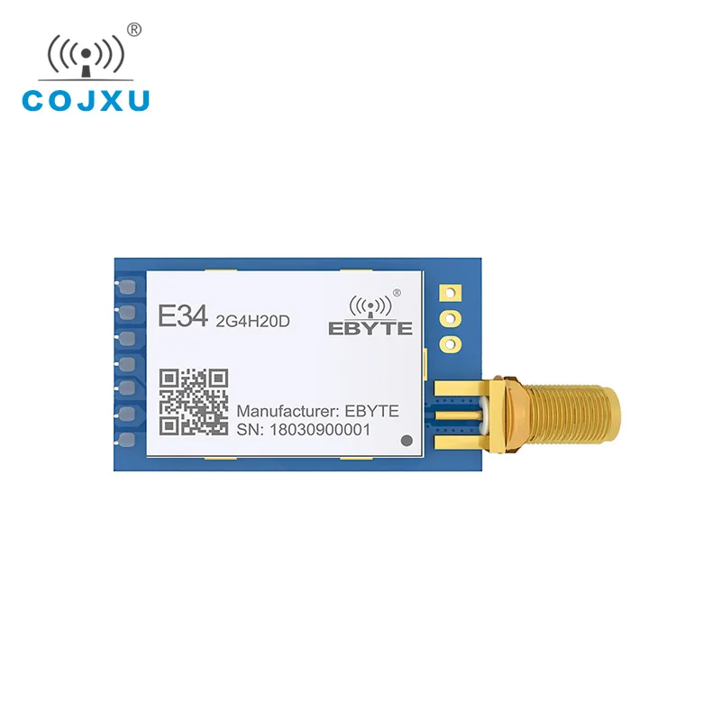 E34 2G4H20D nRF24L01 2 4G Автоматическая методу частотных скачков дальний Беспроводной