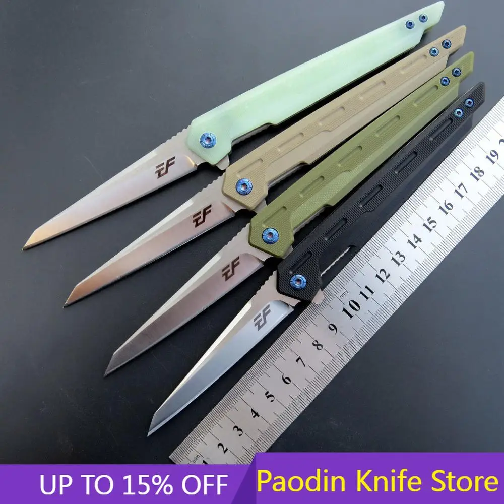 

EF917 D2 лезвие G10 Ручка шариковый подшипник Складной нож Тактический охотничий многофункциональный карманный нож для выживания Рождественск...