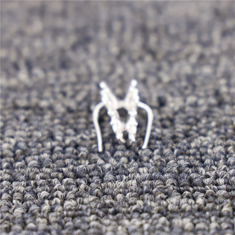 

Silver Jewelry Pendientes plata de ley 925 mujer Love Earrings pendientes mujer moda 2019