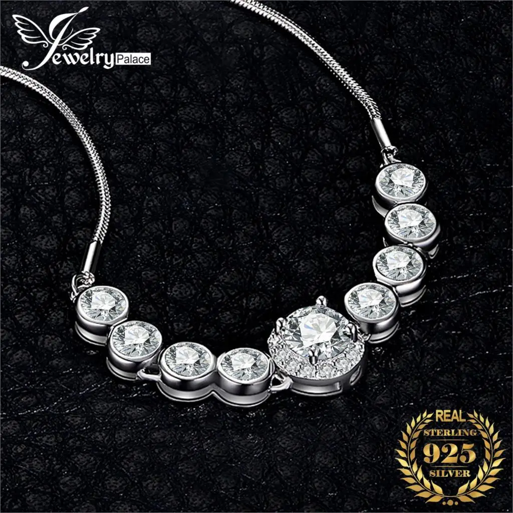 Женский браслет органайзер JewelryPalace из стерлингового серебра 925 пробы|Гибкие и