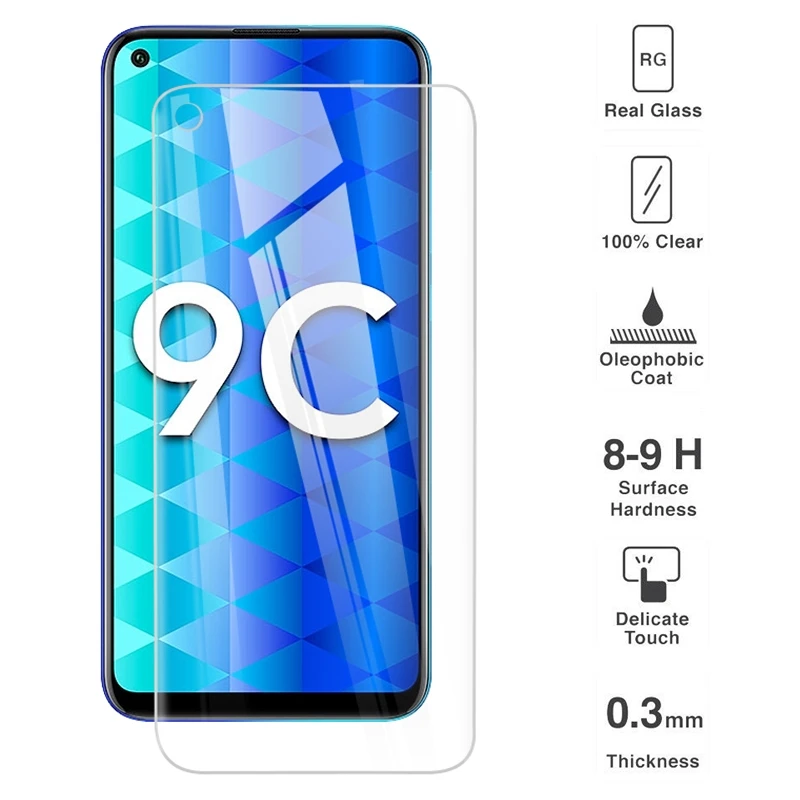 

Закаленное стекло для Honor 9C, Защитное стекло для экрана Huawei Honor 9c 9 C Honor9C AKA-L29, защитная пленка 6,39 дюйма для телефона