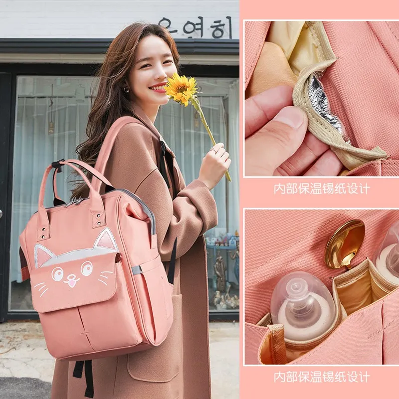 Многофункциональный вместительный дорожный рюкзак для мам дизайнерская сумка