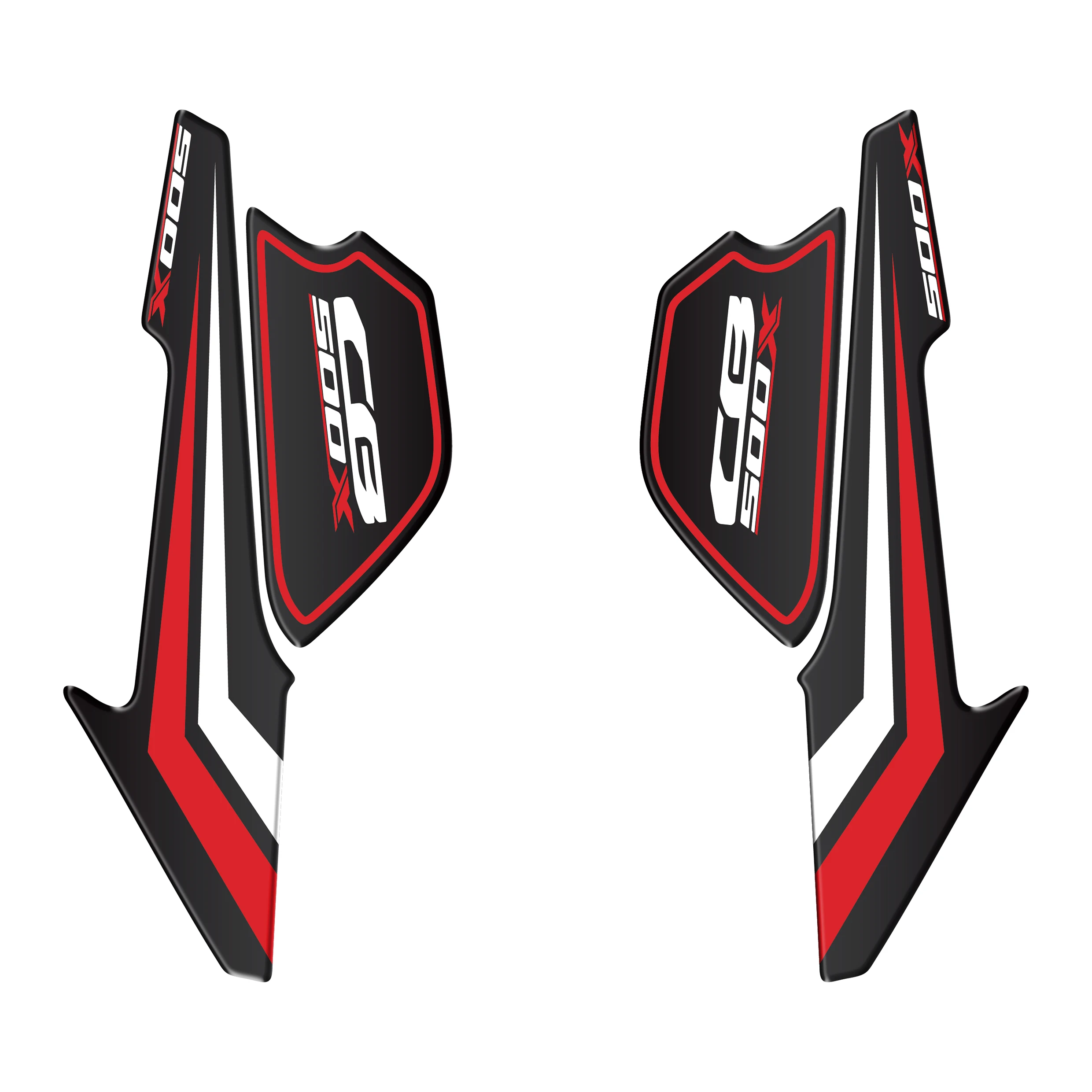 Мотоциклетная 3D наклейка из углеродного волокна с эмблемой защитная накладка на