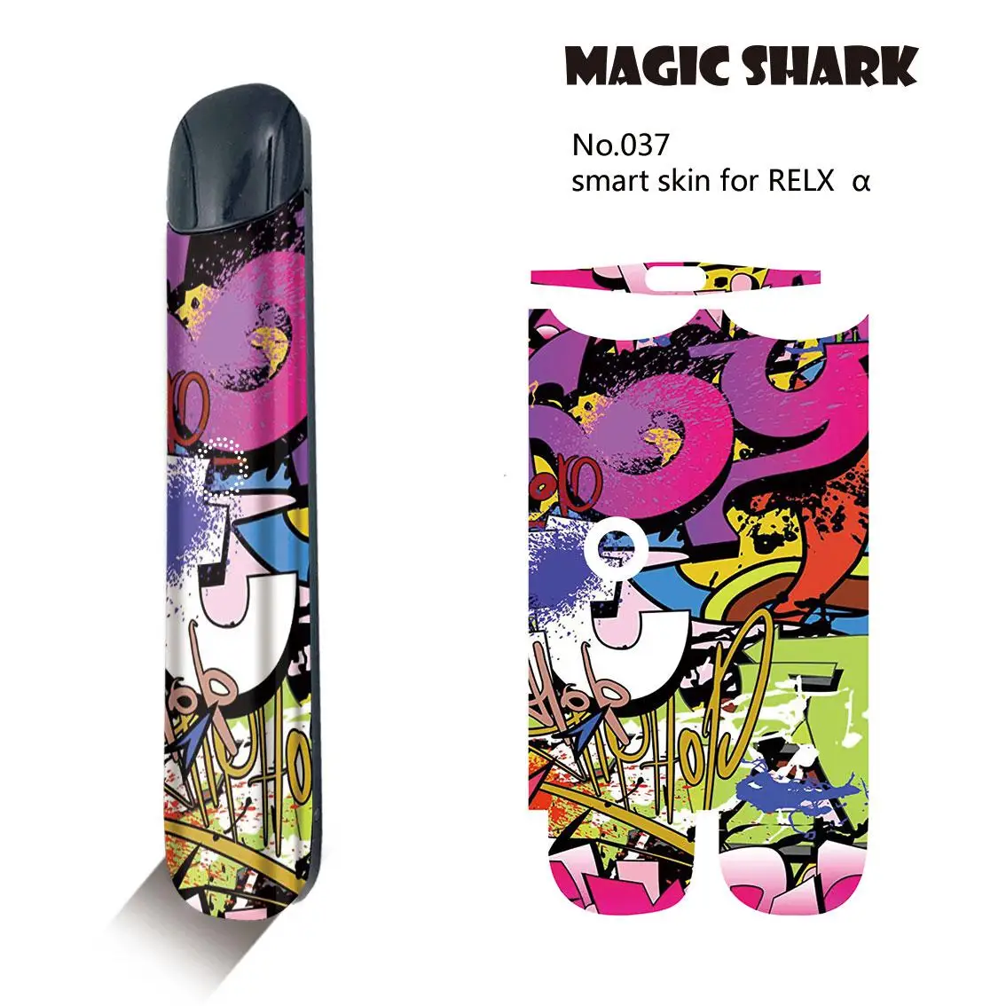 Magic Shark Sexy Lady Earth Flamingo Pikachu цельная пленка E наклейка на сигарету чехол для Relx Alpha a |