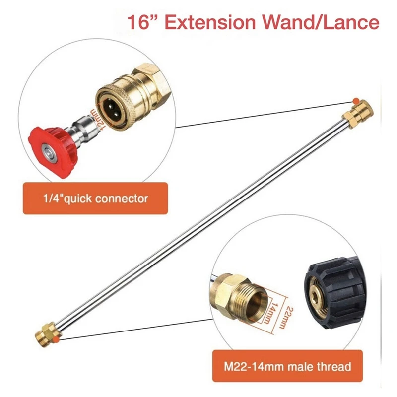 Газ/бензин высокого давления/мощность шайба палочка/копье и сопло 4000PSI