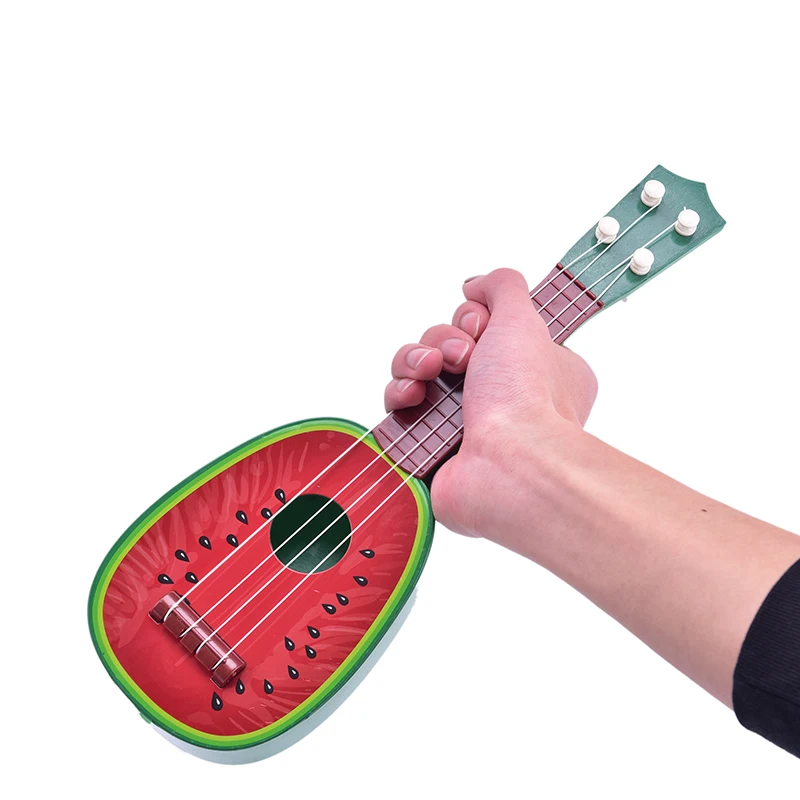 4 струнная гитара в виде фруктов укулеле музыкальный инструмент для детей