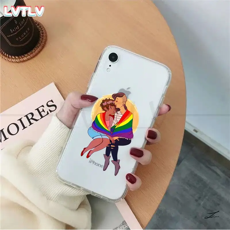 Лесбийские ЛГБТ радужные новые чехлы для телефонов iPhone 13 11 12 pro XS MAX 8 7 6 6S Plus X 5 |