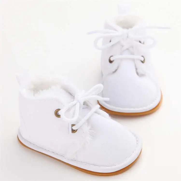 New Style Winter Warm Infant Boots Shoes Girl Crib Shoes Cotton Anti-slip Sole Newborn Toddler First Walkers Shoes