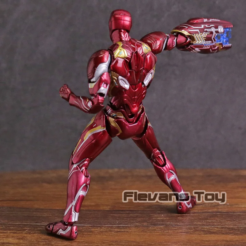 SHF Железный человек МК 50 Mark XLX ПВХ движущаяся фигурка Коллекционная модель