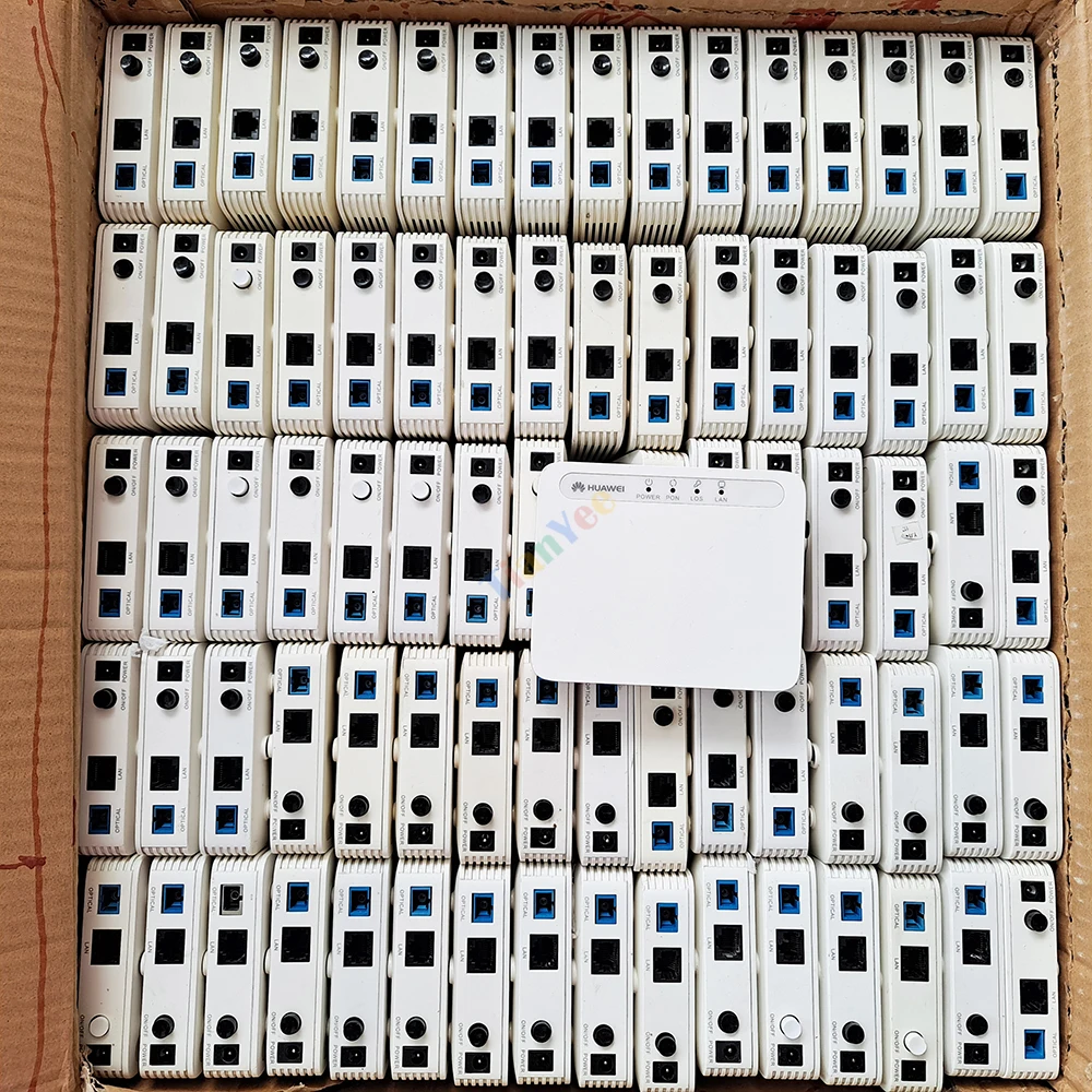 8/10/25 шт. высокоценный HW HG8010 8110 1FE GPON EPON терминал ONU Huawei ont FTTH fiberhome Подержанный модем