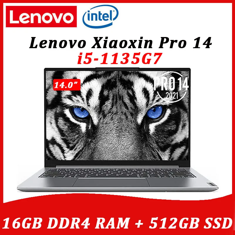 

lenovo Pro 14 laptop 2021 i5-1135G7 Intel DDR4 16GB RAM 512GB SSD 14 inch FHD IPS screen Notebook ordinateurs portable laptops