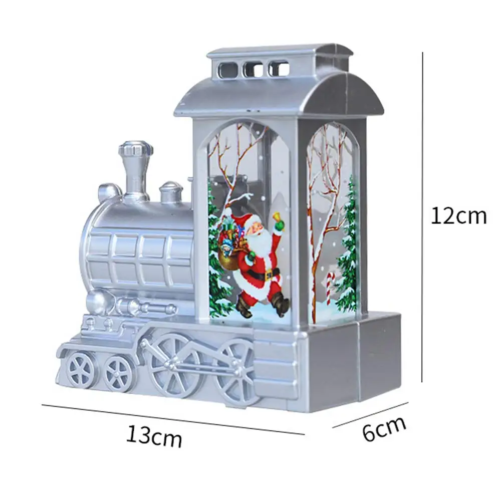 

Creative LED Light Mini Train Christmas Tree Hanging Ornaments Holiday Party Home Decors Craft 2020 new