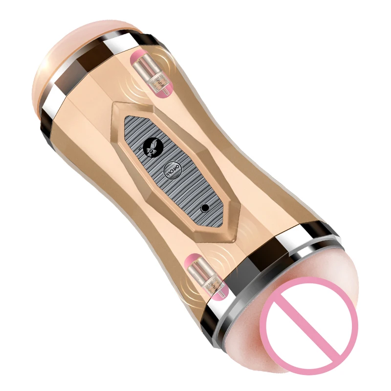 Мужская чашка самолета Мягкий силикон двойные концы Мужской мастурбатор игрушки