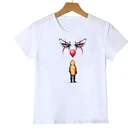 Рубашка с принтом из фильма ужас это для мальчиков, футболки с принтом клоуна пеннивайза Стивена Кинга, детская одежда на Хэллоуин для мальчиков, летние топы, футболка