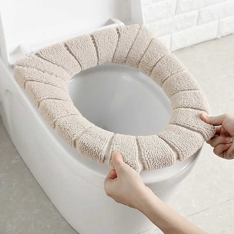 Универсальное мягкое подогреваемое моющееся сиденье для унитаза коврик