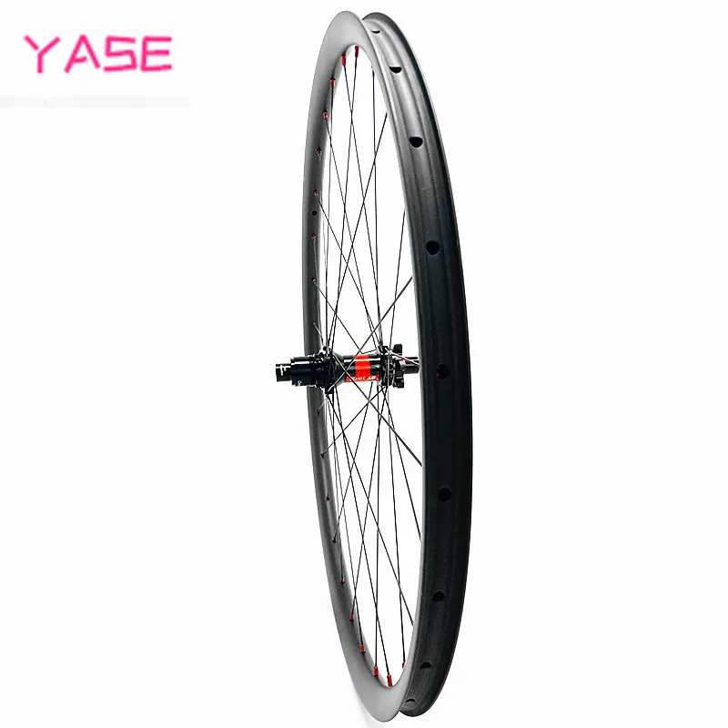 Ультралегкая углеродная колесная пара YASE 27x25 мм 27 5er прямая тяга DT240S boost 100x15 142x12