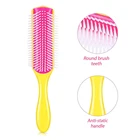 Щетка для волос парикмахерская, 9 рядов