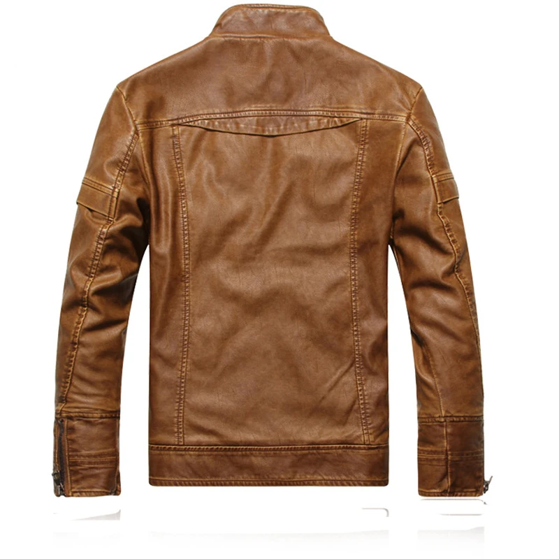 Winter Mens PU Leather Jacket Jaqueta Masculino Couro Men Motorcycle Coats Male Business Chaqueta Cuero Hombre | Мужская одежда