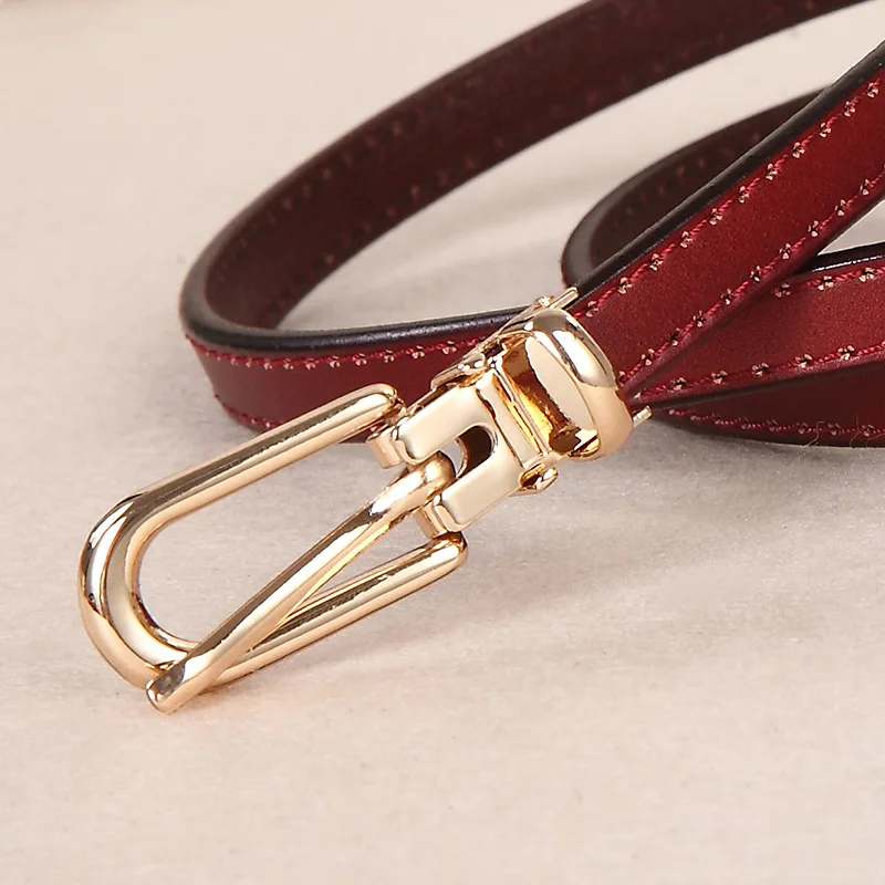 

2021 new thin belt female decorative dress ladies belt simple wild female waist belt pure color daily fashion