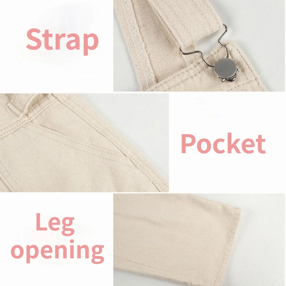 

Denim Jumpsuits Women Solid Simple Chic Fashion Loose Casual Retro Harajuku Streetwear Cool All-match Mopping Baggy Bf Style New