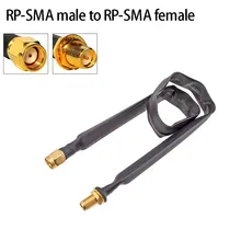 RP-SMA ชาย RP-SMA หญิงแบน Coaxial Extension Pigtail 25ซม.ใช้งานร่วมกับ802.11ac 802.11n 802.11G 802.11b WiFi มาตรฐาน