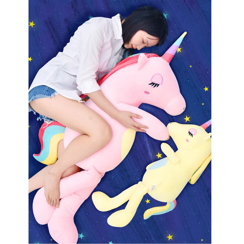 Новый сон Единорог плюшевая игрушка большие глаза заполненная детская девочка