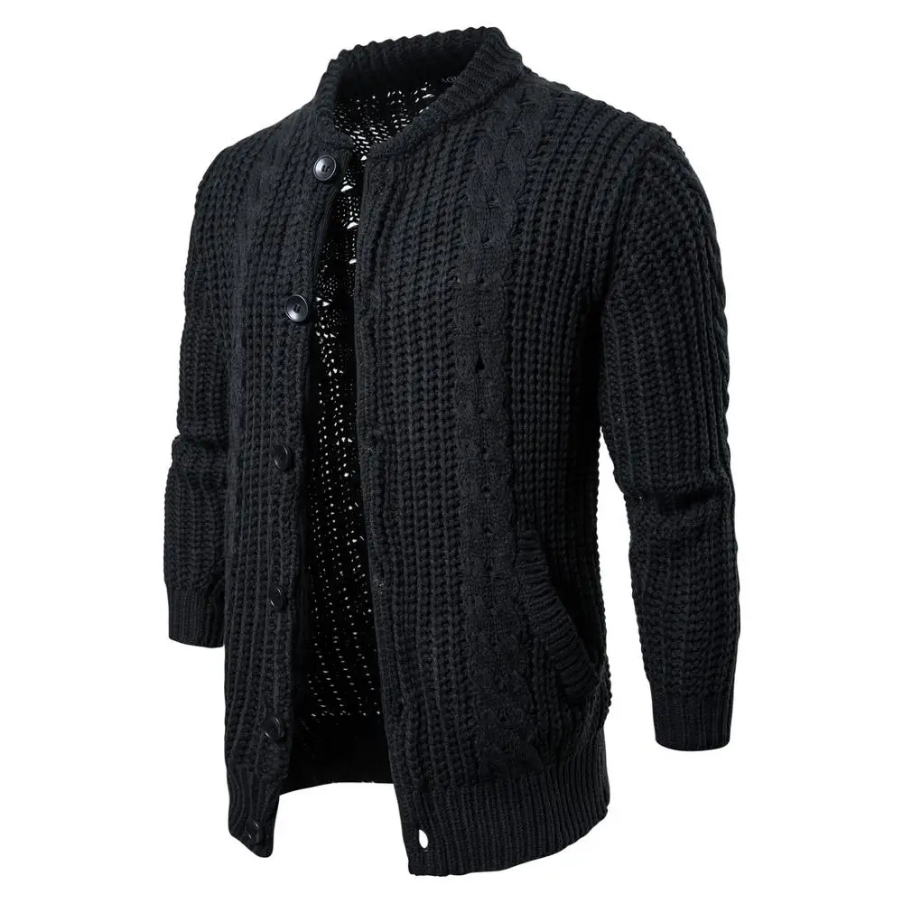 

2021 New Personality Men's Cotton Sweater Pullover Men's O-neck Sweater