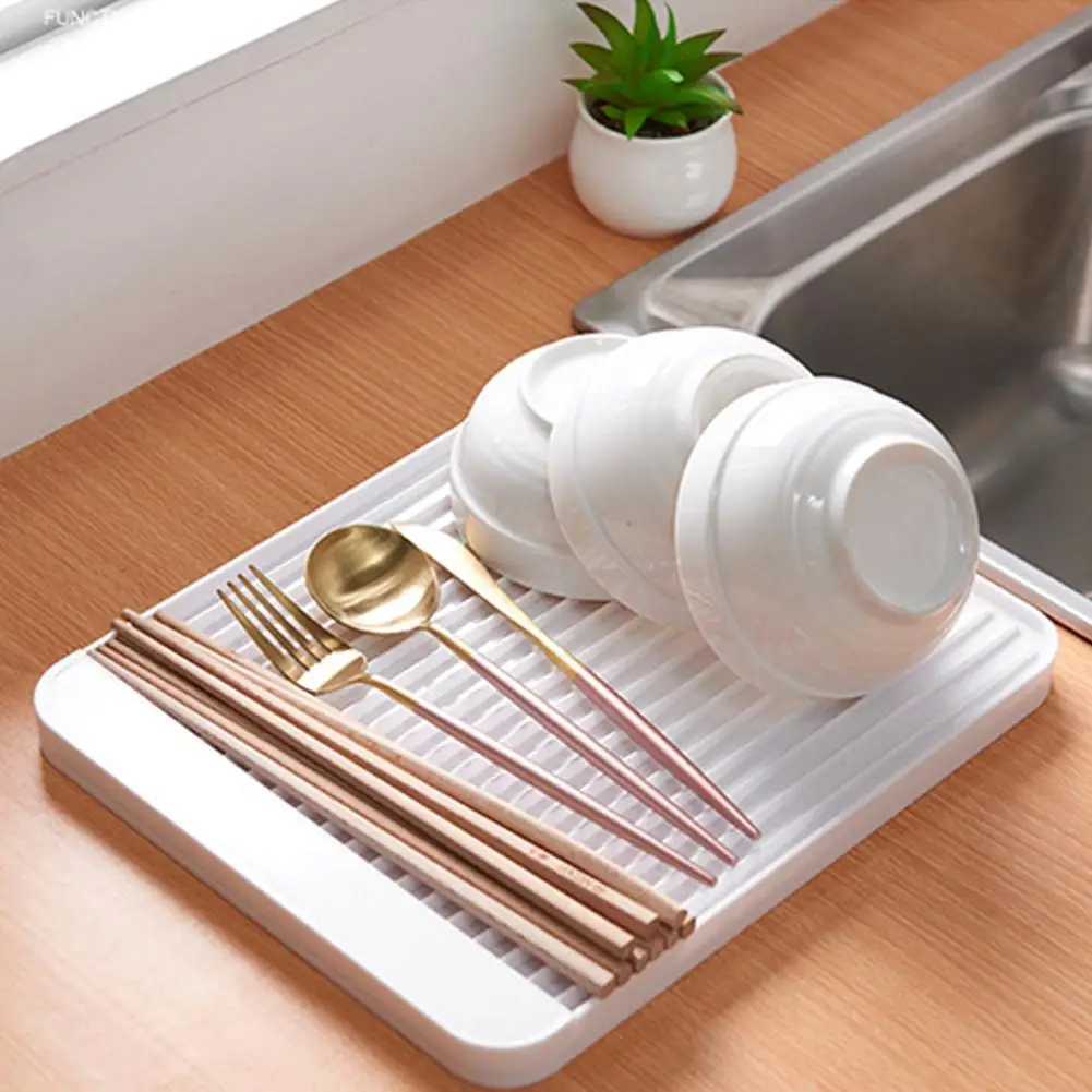 Чаша сушилка для чашек раковина Мойки Посуды дренажная пластиковая диатомовая