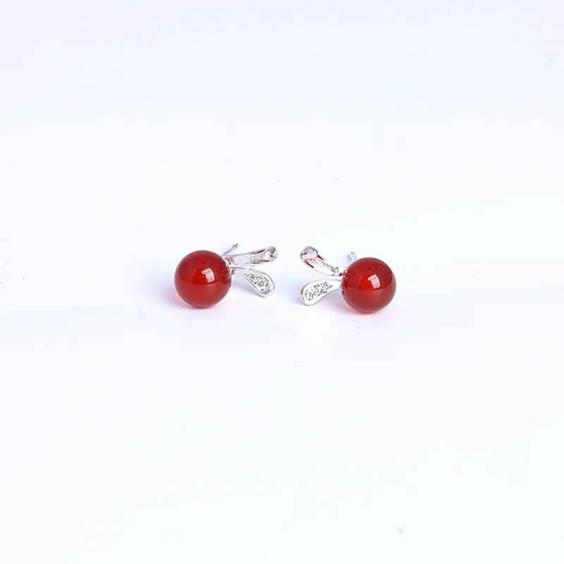 Женские серьги гвоздики из серебра 925 пробы с кроличьими ушками|Серьги-гвоздики| |