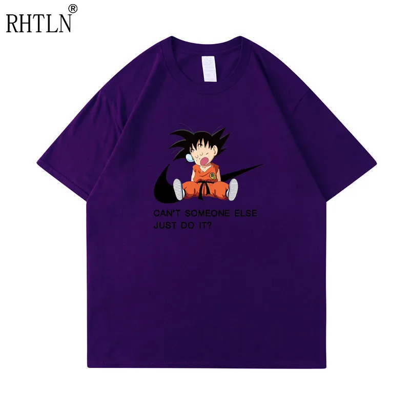 Футболка с принтом Dragon Ball летняя мужская футболка в европейском и американском