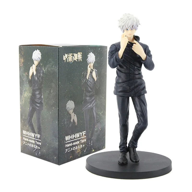 

Новинка 21 см Gojo Satoru аниме Jujutsu кайсен фигурка Gojo экшен-фигурки, ПВХ, Коллекционная модель игрушка