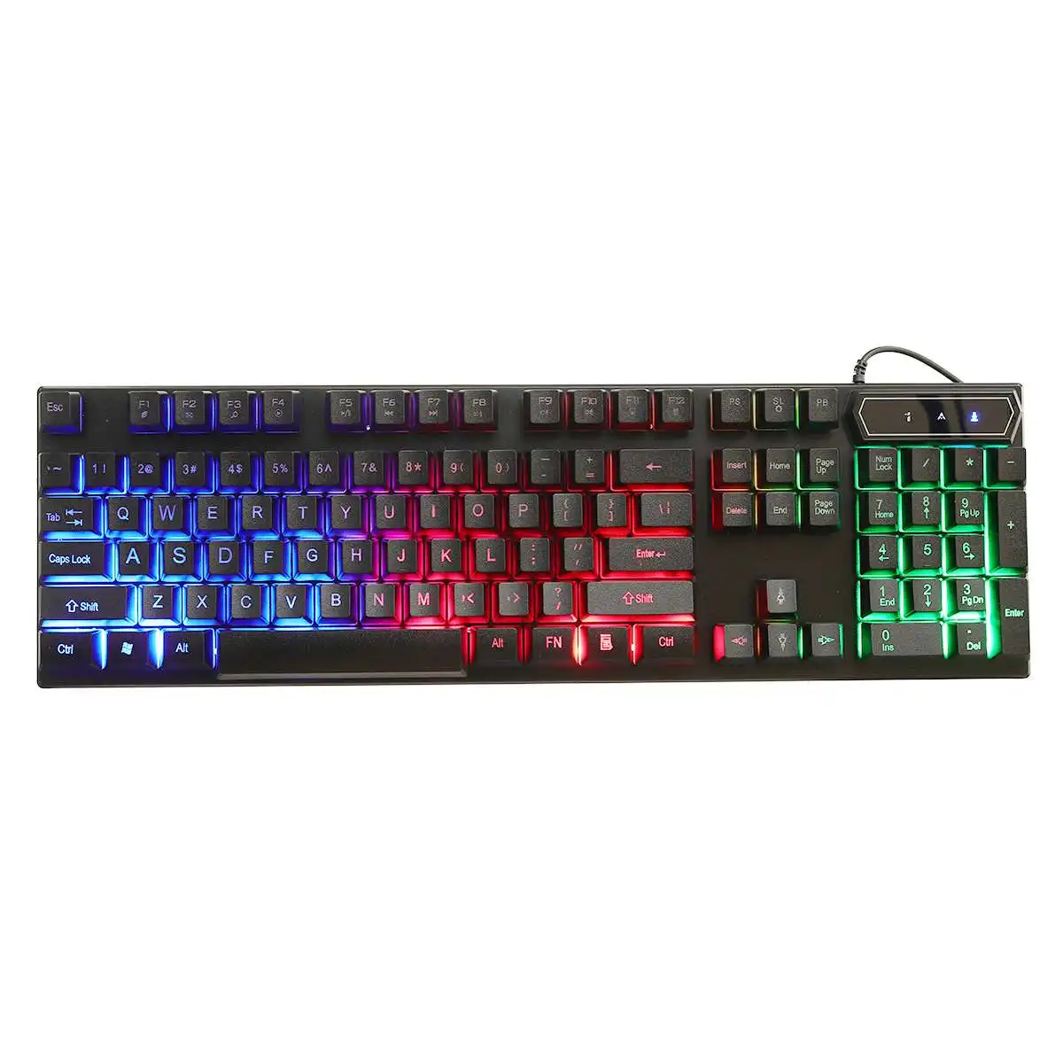 

Mechanical Keyboard Waterproof PC Gamer Keyboard 104 Keycaps Colorful Backlit Keyboard Gaming Keyboard for Computer