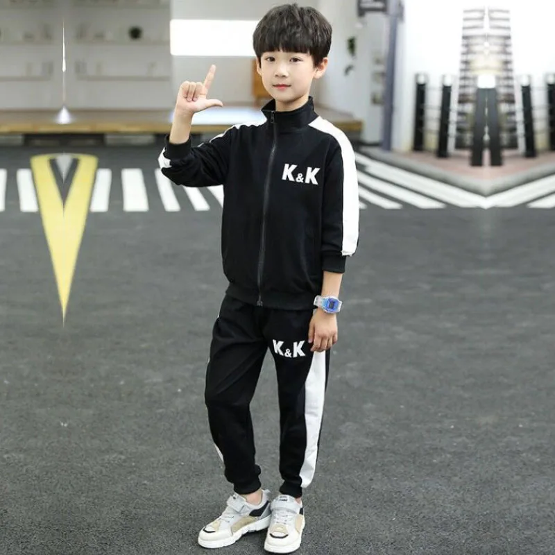 Детский спортивный костюм с буквенным принтом на Возраст 4-10 лет | Детская одежда