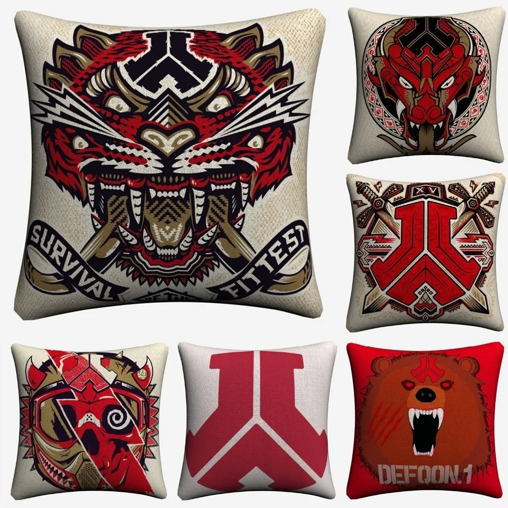 Defqon 1 музыкальная повязка модные декоративные наволочки для дивана домашний