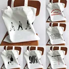 Женская сумка-тоут, из ткани, многоразовая